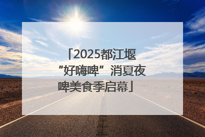 2025都江堰“好嗨啤”消夏夜啤美食季启幕